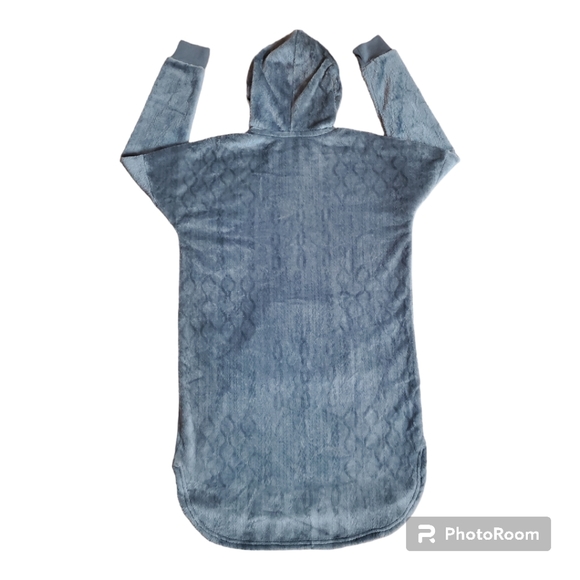 Denver Hayes Women's Plush Velour Hooded Night Pajamas Shirt New w/ Tags Small - Picture 6 of 11